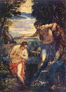 Jacopo Tintoretto Taufe Christi USA oil painting artist